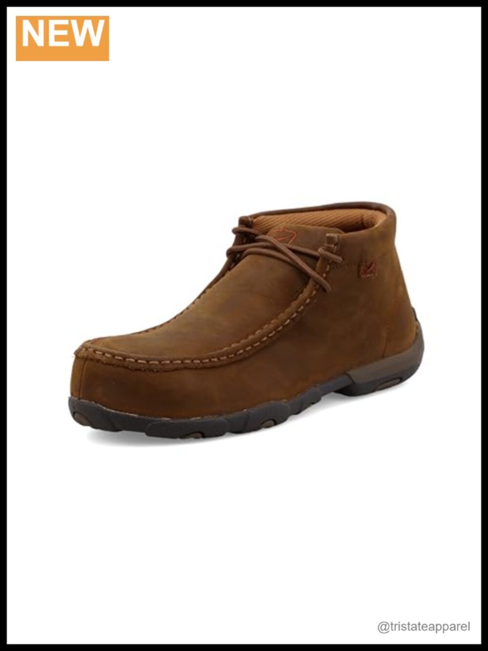Women's Steel Toe Moc Toe Slip-On Work Shoes Full-Grain Leather